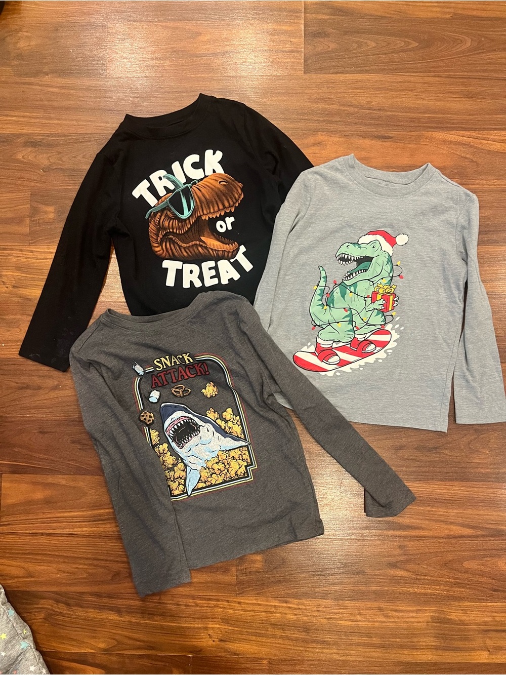 Kids Graphic Long-Sleeve T-Shirt Bundle